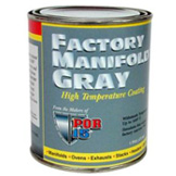 factory manifold gray, hi tmp, high temperature, gray, cast iron, header paint