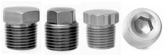 Performance Stainless Steel Heater Hose Fittings and NPT pipe plugs